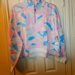 Nordstrom Rack Crop Multi color top Plus Size 4x